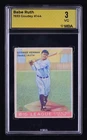 1933 Goudey: #144 Babe Ruth MBA 3 VG