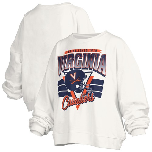 Caja de prensa para mujer blanca Virginia Cavaliers de gran tamaño Janice retro hasta la cintura