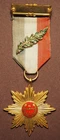 Antique Italian Military Medal AL MERIT - S. Johnson Milano - WW2 - VGC