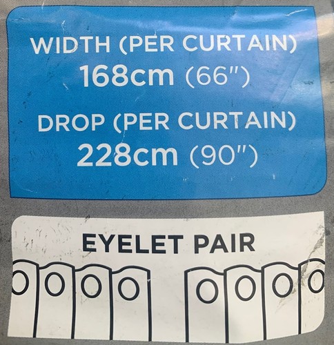 Dunelm Elmore strukturierte Verdunkelungs-Ösenvorhänge - 4 Farben, 4 Größen - Bild 41 von 67