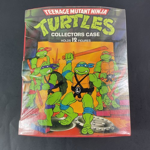 TMNT VTG 1988 TEENAGE MUTANT NINJA TURTLES SAMMLER SPIELZEUG FIGUR CASE MIRAGE