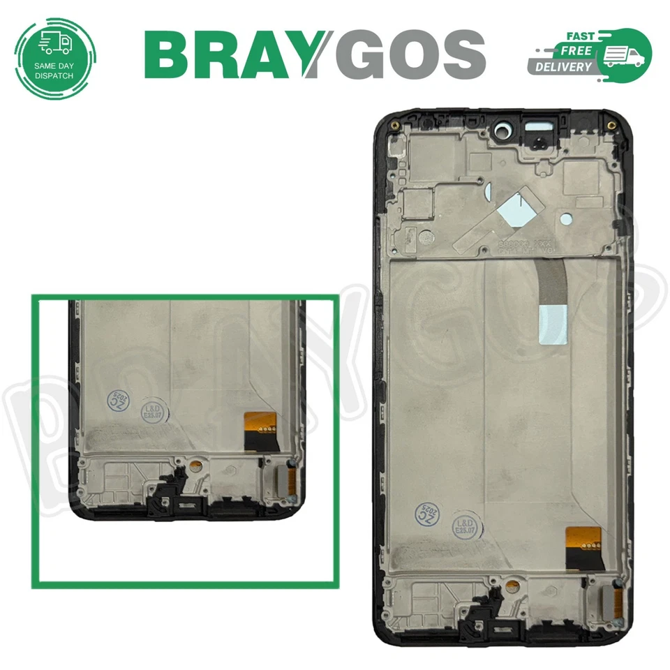 For XIAOMI REDMI NOTE 11 PRO 5G 21091116I INCELL LCD Touch Screen Display Frame - Image 2 of 4