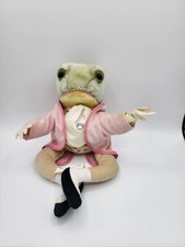 Vintage Eden Mr Jeremy Fisher Plush Frog Beatrix Potter