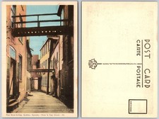 Sous le Cap Street Quebec Canada Postcard