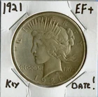 W@W 1921-p Peace Dollar !!!! ( KEY Coin !!!!)  EF+ !!!!!