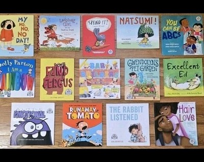25 Kids Books Lot Dolly Parton Imagination Library No Duplicate Great Homeschool