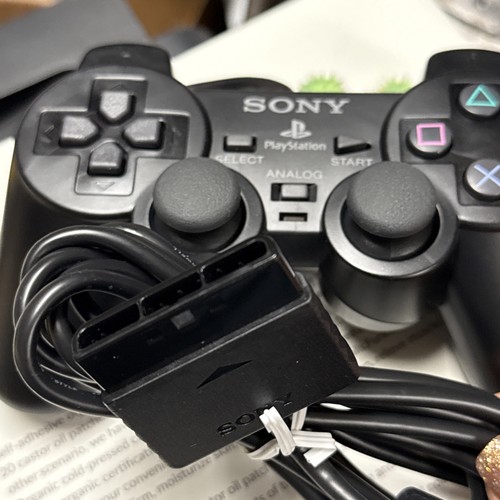 Sony PlayStation 2 Dual Shock Analog Controller - Schwarz. KOSTENLOSER VERSAND - Bild 2 von 7