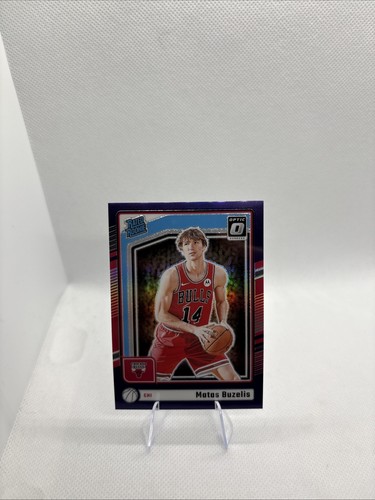 2024-25 Panini Donruss Optic Matas Buzelis Holo Purple Rookie Rated RC Bulls 271 - Picture 1 of 4