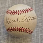 Hank Aaron Autographed Signed National League Baseball Beckett Authenticated