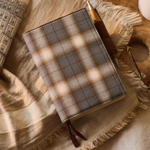 HOBONICHI TECHO 2026 Shirt Fabric Foggy Plaid A6 A5 Cover & weeks JAPAN NEW - Picture 30 of 72