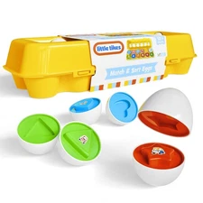 Colorful Easter Egg Toy Educational Matching Game For Kids 12 Durable Eggs