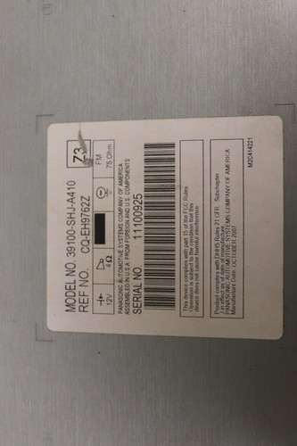 2005-2010 Honda Odyssey AM FM 6 Disc CD Changer Player Radio - Picture 8 of 8