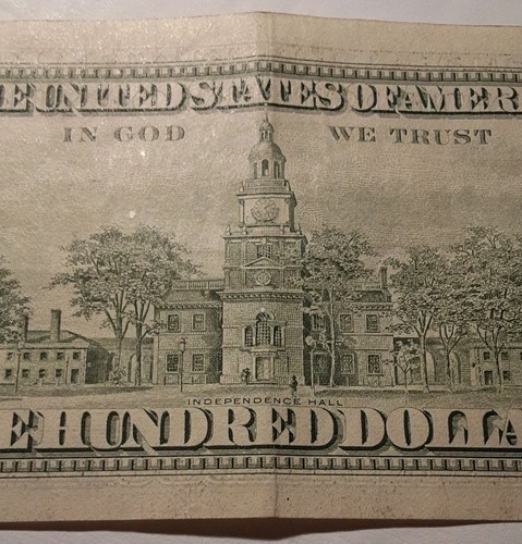 1985 100 Dollar Bill New York Authentic U.S Currency Circulated B 19750987 B - Picture 17 of 24