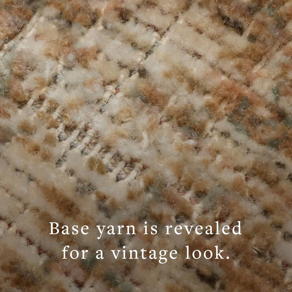 Amber Lewis Molly Collection MOL-08 Antique/Multi 2'-7" x 10'-0" Low Pile Run... - Image 3 of 4