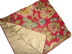 ROSE TREE ETIENNE RED GOLD JACOBEAN GREEN FLORAL (1) KING PILLOW SHAM 20X36