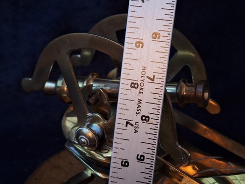 Vintage Maritim Kanone Sextant Modell Marine Schiffsinstrument - Bild 14 von 19