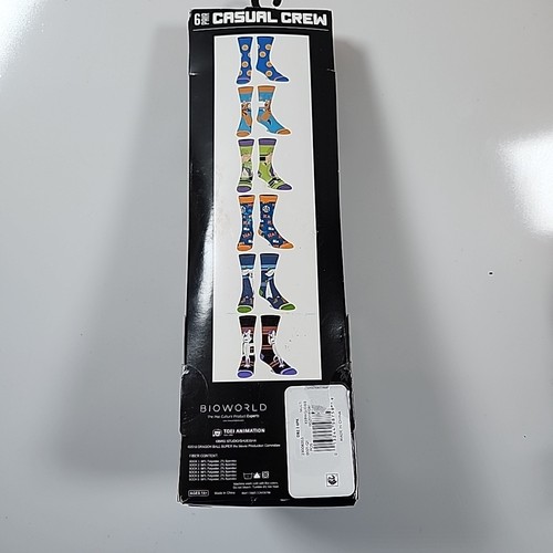 Dragonball Z Broly Movie Casual Crew Sock 6 Pair Men Size 8-12 Dragon Ball Z NEW - Picture 3 of 3