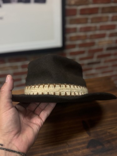 Cowboyhut "The Round Up" Herren großer Wollhut (7 3/4) braun Smokey Bandit - Bild 4 von 9