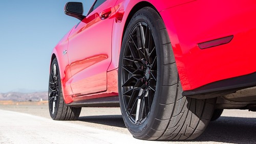 19x9" American Racing Wheels Modern AR927 Barrage Satin Black Rims - Picture 2 of 10