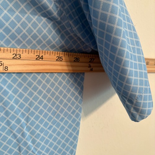 Cinch Shirt Mens XL Blue Arena Flex Performance Tech Stretch Wicking Western - Picture 5 of 6