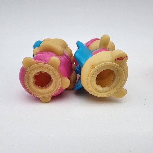 4 Vintage Glo Worms And Friends- Finger Puppets Figurines Toys Glow In Dark L-3 - Picture 11 of 11