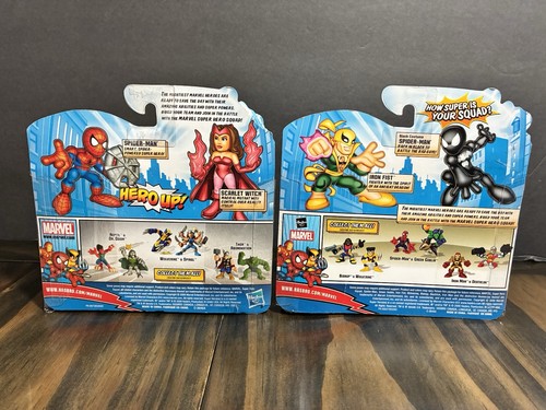 Marvel Super Hero Squad Scarlet Witch Spider-Man / Iron Fist Black Spider Man - Bild 3 von 5