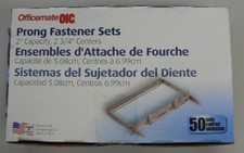 Acco Fasteners- "FREE SHIPPING" -2 Hole -OIC Brand  