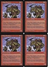 MTG: MOGG BOMBERS Stronghold COMMON; played, Excellent condition x4
