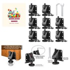 Heavy Duty Adjustable Table Leg Leveler w/Lock Nuts for Furniture,Table, Cabi...