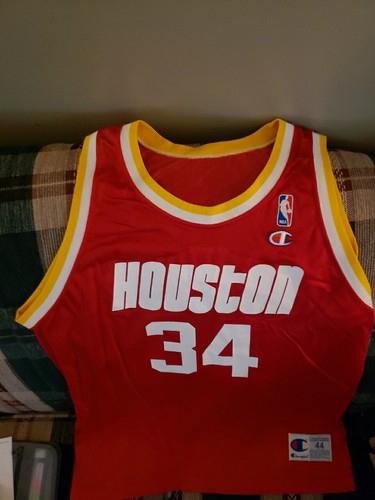 Houston #34 Champion Olajuwon Jersey - Picture 5 of 7