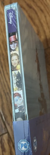 Disney Alice Through The Looking Glass 3D 2-Discs Bluray UK Steelbook NEW - Picture 3 of 3