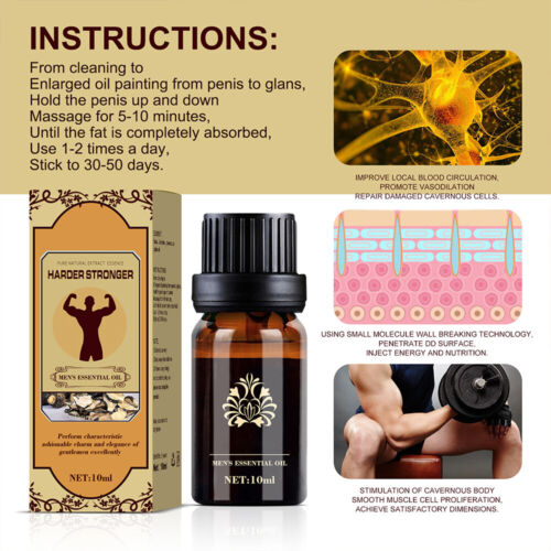 Male 10ml Banana Growth Enlargment Thickening Stronger Longer Massage Oil New - Picture 14 of 21