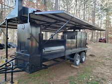 Mega T Rex Sink Roof BBQ Smoker Cooker Grill Trailer Mobile Food Truck Business 