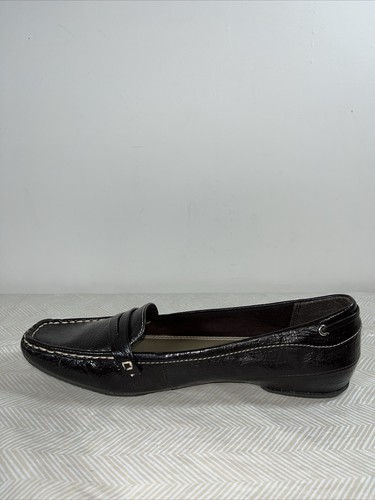 Nickels Soft Women's Dark Brown Patent Casual Comfort Loafer Shoes Size 9 M - Picture 8 of 18