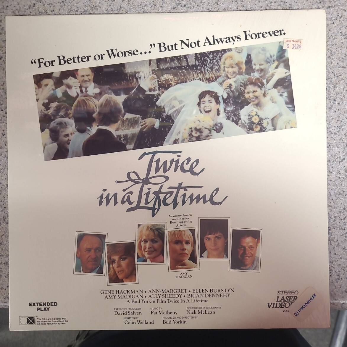 Twice In A Lifetime Laser Disc SEALED Gene Hackman Ann