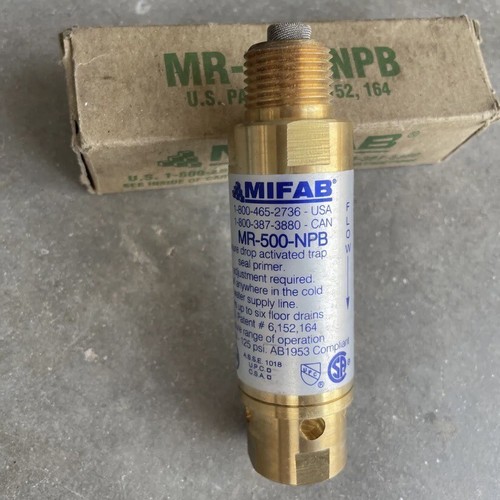 Mifab MR-500 Pressure Drop Activated Trap Seal Primer
