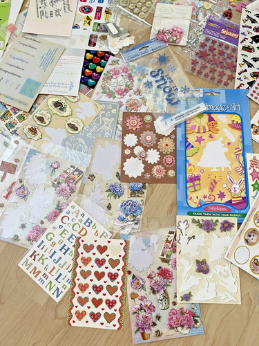 Lot of Stickers 28 New Packs and Random Loose Special Moments Foamies Scrapbook - Picture 5 of 9