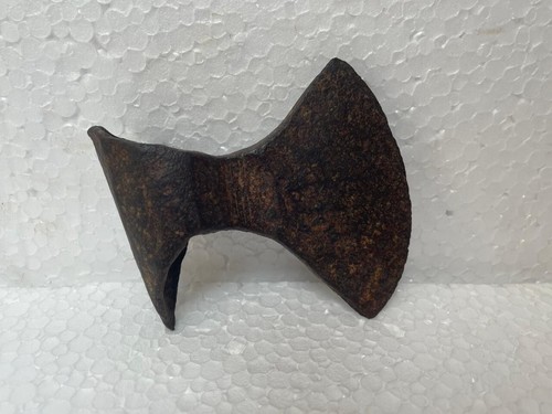 Old Vintage Hand Forged Rustic Iron Axe Hatchet / Axe Head Wood Cutter Tool F76 - Picture 7 of 15