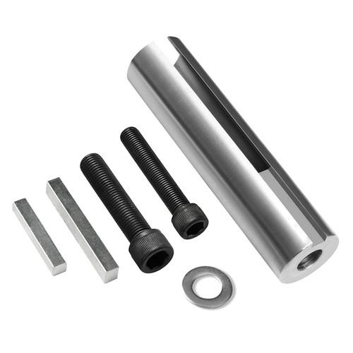 1" to 1 1/8" Engine Pulley Crank Shaft Sleeve Adapter Stainless Steel /1/4" Key - Picture 3 of 7