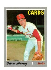 1970 Topps Steve Huntz St. Louis Cardinals #282