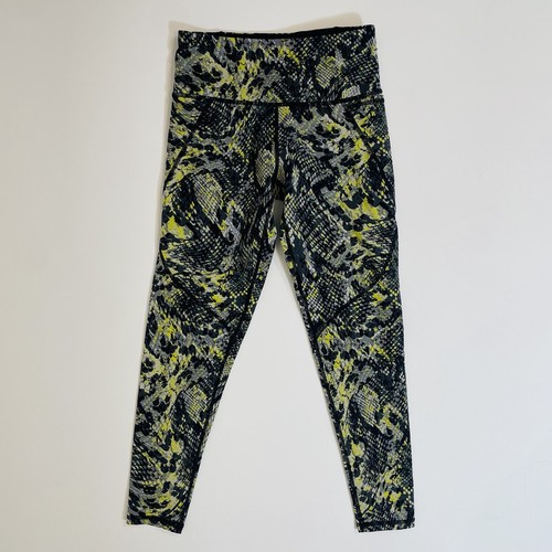 Sweaty Betty Power Green Snake Python Leggings Women’s Size XXS High Rise 7/8th - Picture 3 of 10