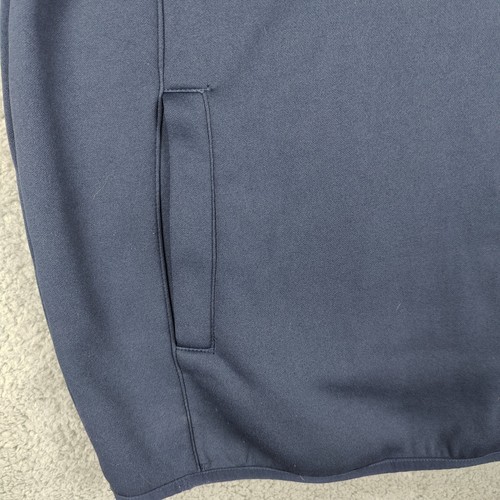 Sudadera Seattle Seahawks 1/4 Cremallera Para Hombre Mediana Azul Suéter Pullover Simulado Usada en Excelente Condición - Imagen 4 de 12