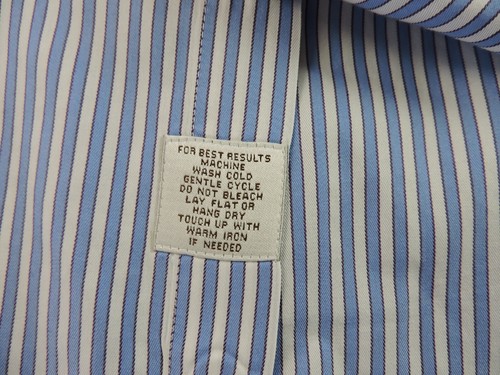 Peter Millar Crown Soft Mens Large Silk Cotton Long Sleeve Striped Button Shirt - Picture 12 of 13
