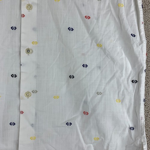 Acorn by Bob Goldfeder Button-Up Shirt Men's  L White Embroidered Chest Pocket - Picture 2 of 11