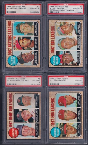 PSA 8 1968 OPC O-pee-chee #145 Don Drysdale Los Angeles Dodgers HOF SETBREAK - Picture 12 of 16
