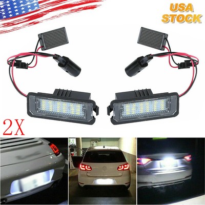 mk6 golf led number plate lights