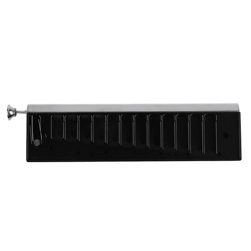 Pettine armonica cromatico 12 fori lega di alluminio aspetto fine bocca portatile - Foto 20 di 23