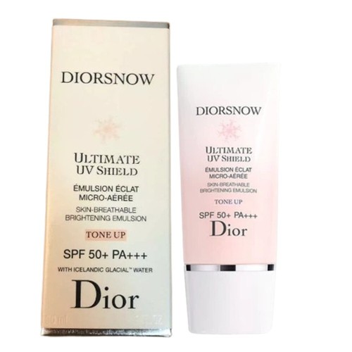 3X Dior Diorsnow Ultimate UV Shield Brightening Breathable Tone Up Pink SPF50 PA - Picture 3 of 8