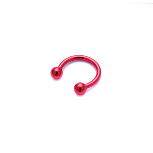 316L Surgical Steel Horseshoe Nose Ring Lip Ring Eyebrow Ear Hoop Ring Piercing - Picture 7 of 13