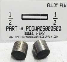 1/2x1/2 DOWEL PINS ALLOY STEEL PLAIN 5